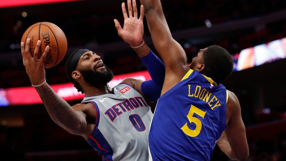 Griffin, Drummond lead Pistons over Curry, Warriors 111-102