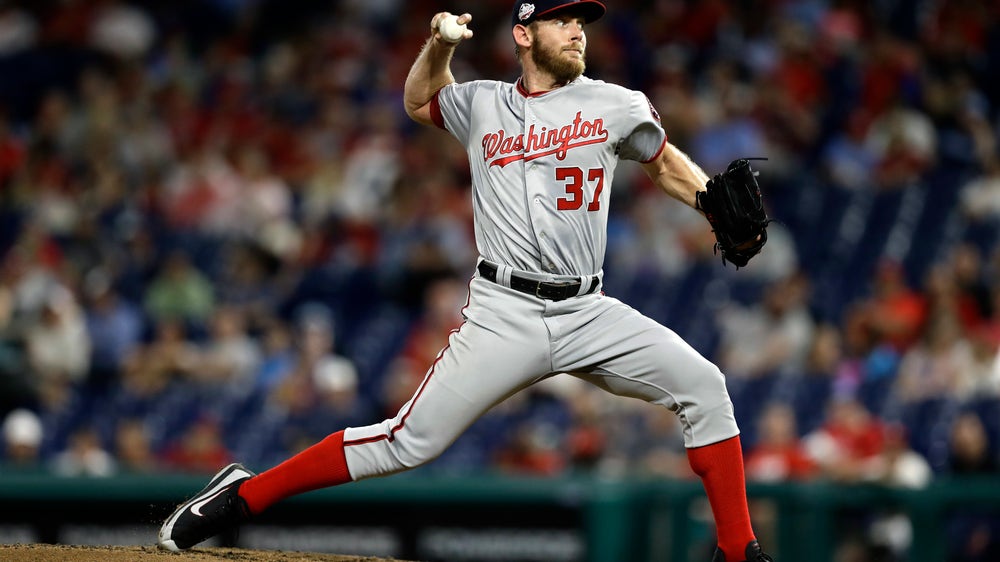 Strasburg strikes out 9, Nats beat Phillies 5-1 for sweep