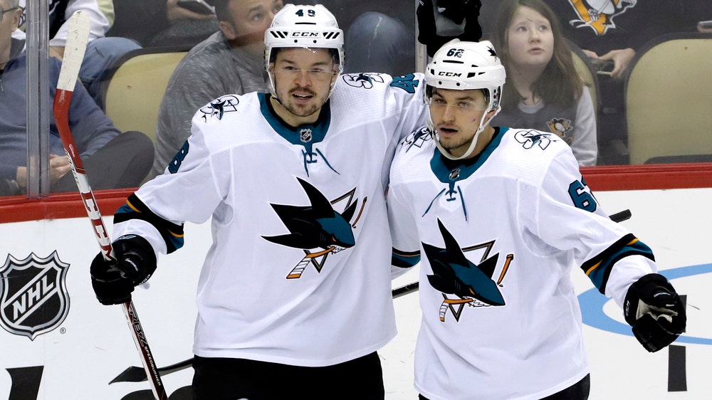 Sharks jump on Penguins early in 4-0 victory