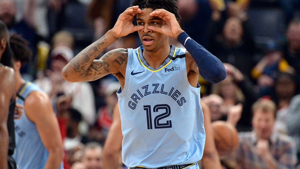 Morant leads Grizzlies past Rockets 121-110 for 6th straight