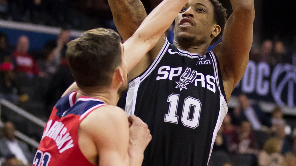 Spurs get double-figure scoring from 8, beat Wizards 129-112