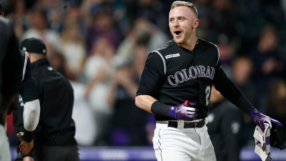 Story hits 2-run homer in 9th, Rockies beat Orioles 8-6