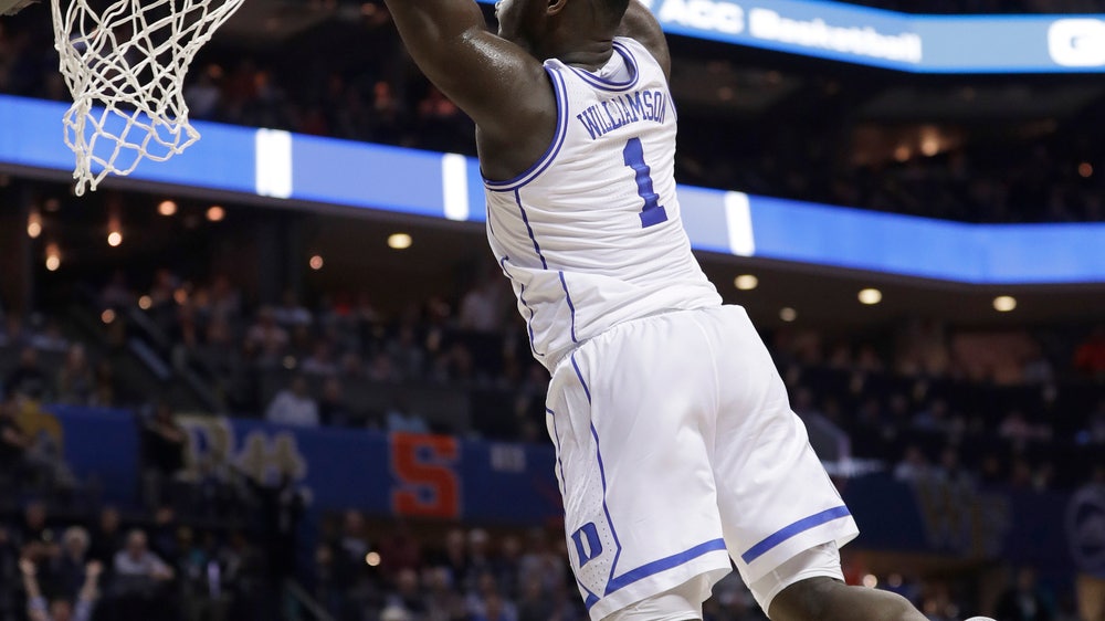 Williamson has 29 points in return, No. 5 Duke rolls in ACCs