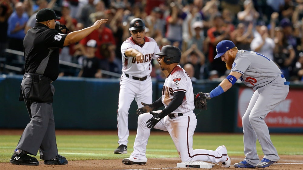 Peralta’s hit gives D-Backs 3-2 win, stops Dodgers streak