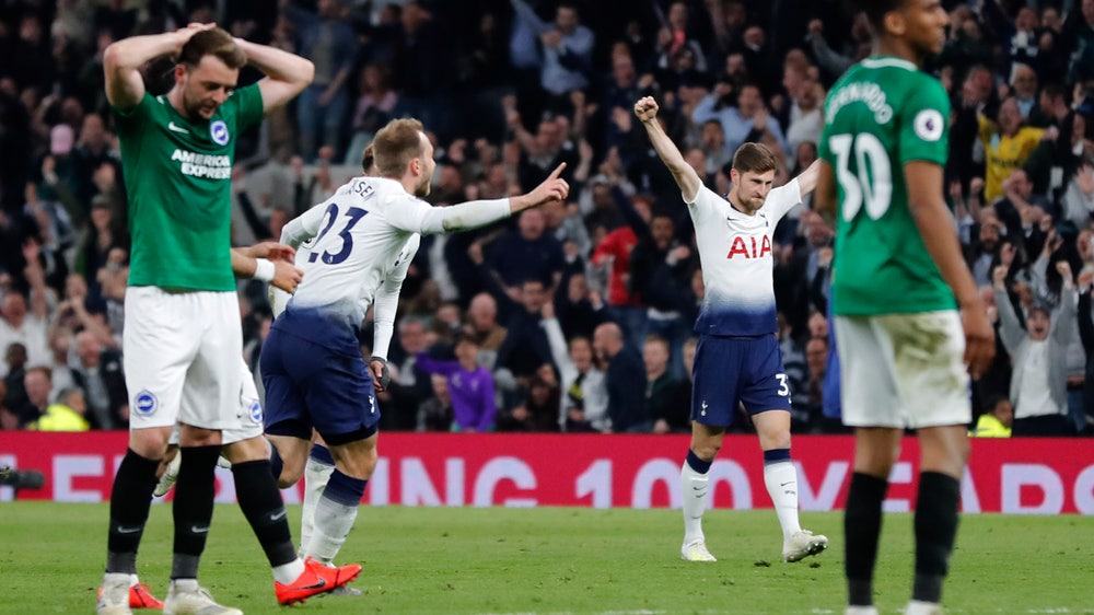 Eriksen strikes late to give Spurs 1-0 victory over Brighton