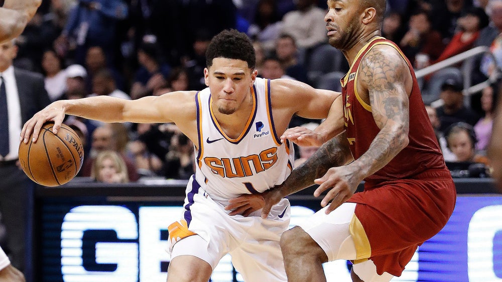 Booker to defend 3-point contest title vs Curry brothers