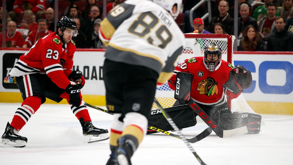 Golden Knights pound Blackhawks 8-3 for 4th straight win