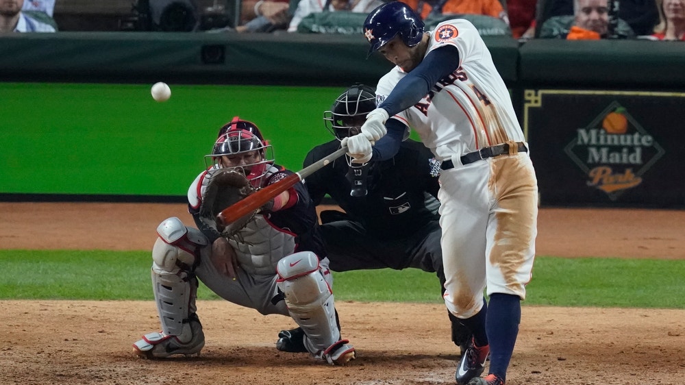Late call: Springer phones Hinch, rehashes baserunning play