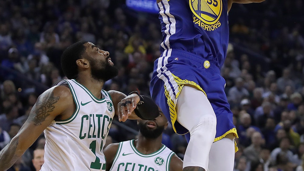 Celtics G Kyrie Irving out vs. Kings with bruised left thigh