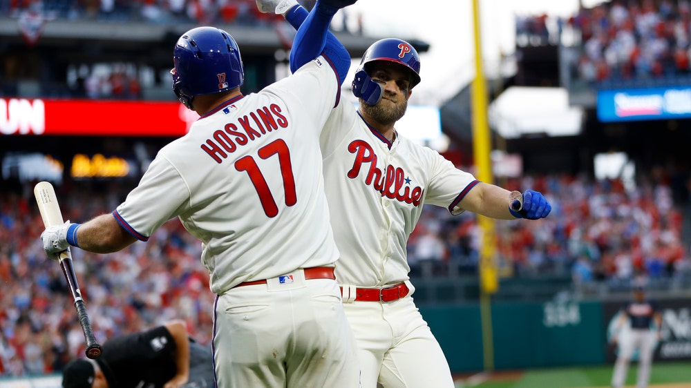 LEADING OFF: Corbin debuts with Nats, Harper in the swing