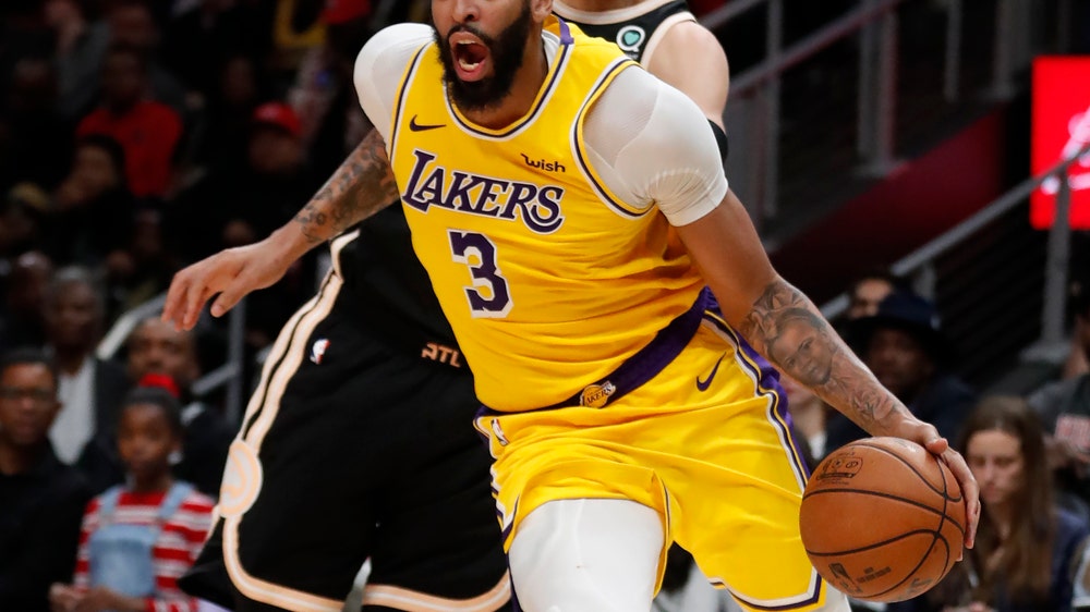 Sprained ankle keeps Davis out of Lakers-Pacers game