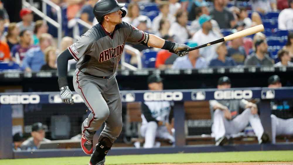 Ahmed's grand slam lifts Diamondbacks over Marlins 9-2