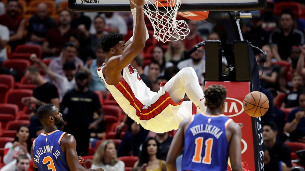 Heat score 45 in the third and roll past Knicks, 110-87