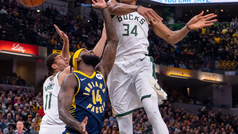 Antetokounmpo, Bucks rout Pacers 102-83