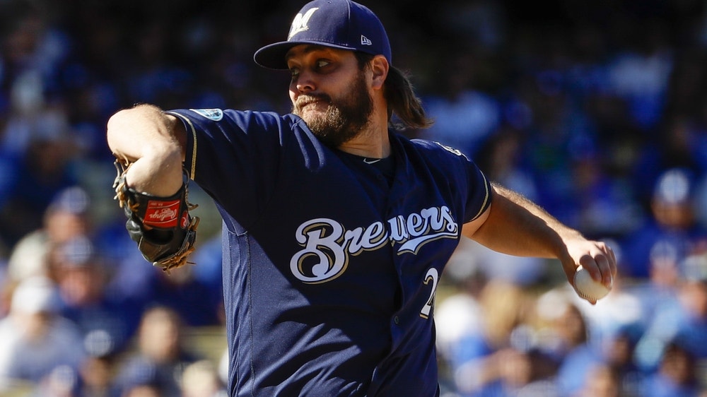 Freese leads off for Dodgers with Brewers LHP Miley on mound