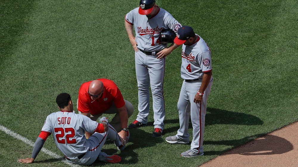 LEADING OFF: Nats' Soto on mend, Rays' Snell gets throwing