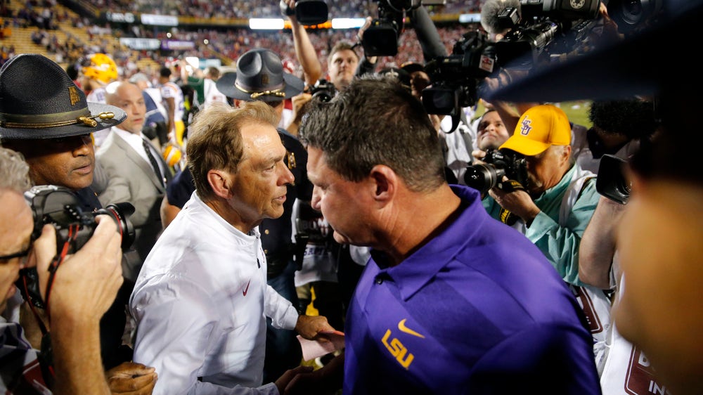 Alabama-LSU on CBS draws best TV rating of college season