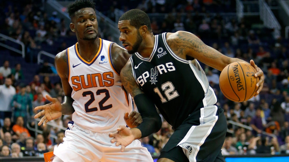 DeRozan, Aldridge help Spurs blow out Suns 120-90