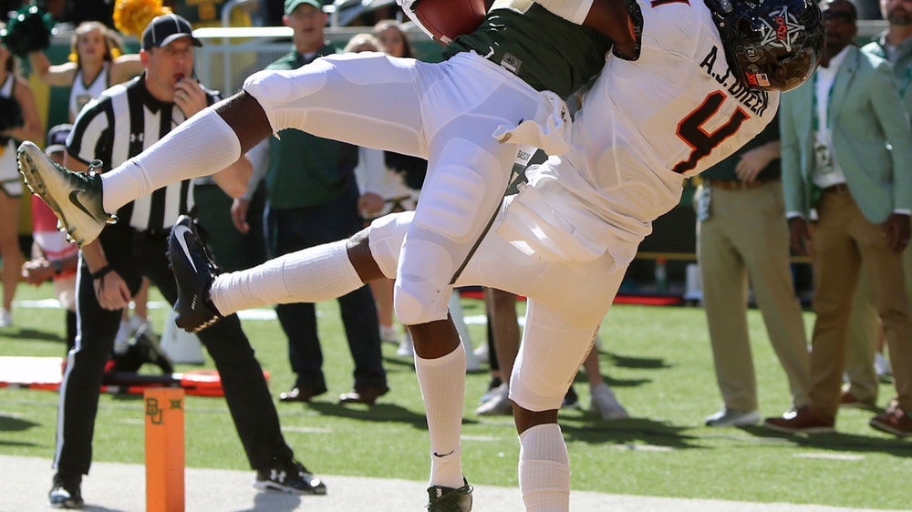 Brewer TD with 7 seconds left, Baylor 35-31 over Oklahoma St