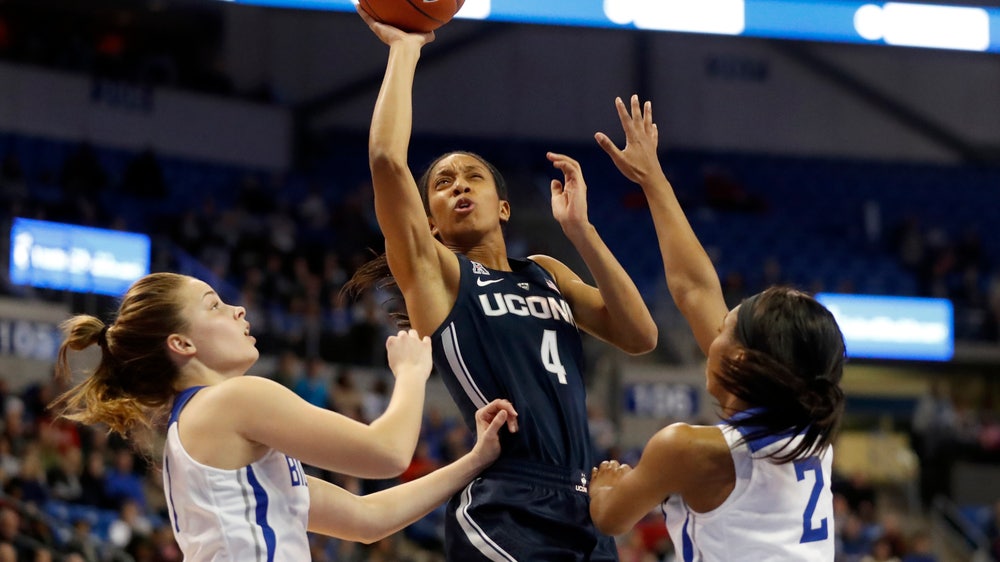 Collier scores 22, No. 1 UConn tops Saint Louis 98-42