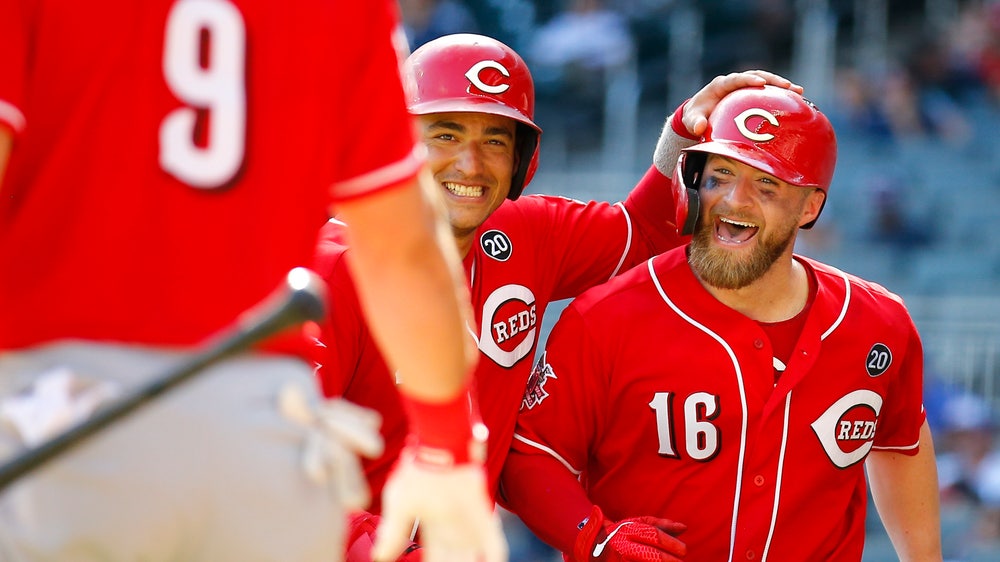 Barnhart's 3-run homer off Greene lifts Reds over Braves 6-4
