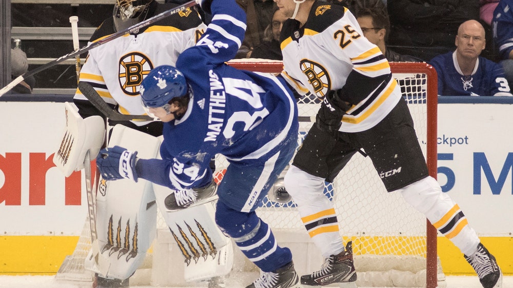 Rielly's 2nd goal lifts Maple Leafs past Bruins 4-3 in OT
