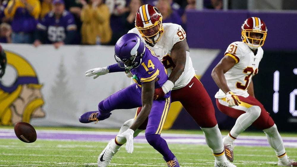 Cook, Vikings wear down Redskins 19-9 for 4th straight win