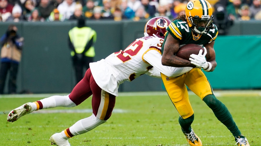 Aaron Jones leads Packers past Washington, 20-15