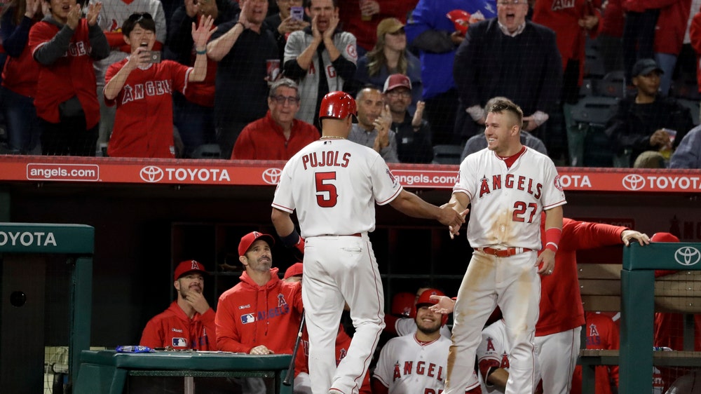 Trout’s 3-run double powers surging Angels past Jays 6-3
