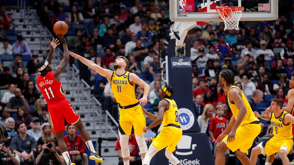 Ingram, Holiday lead Pelicans past Pacers 120-98