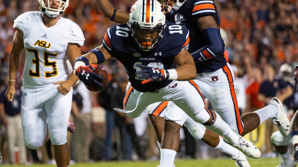 No. 7 Auburn routs Alabama State 63-9
