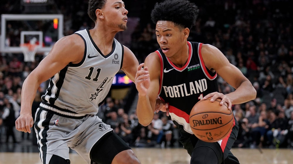 Trail Blazers beat Spurs 121-116 after Popovich’s ejection