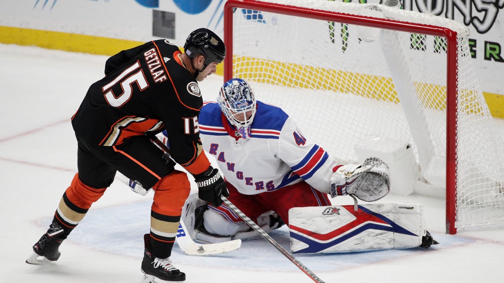 Rangers end road trip with 3-2 win over Ducks in shootout
