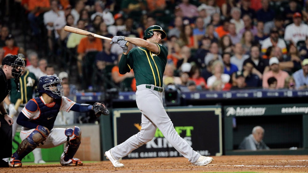 A's bounce back to pound Astros, hit 6 HRs in 21-7 romp