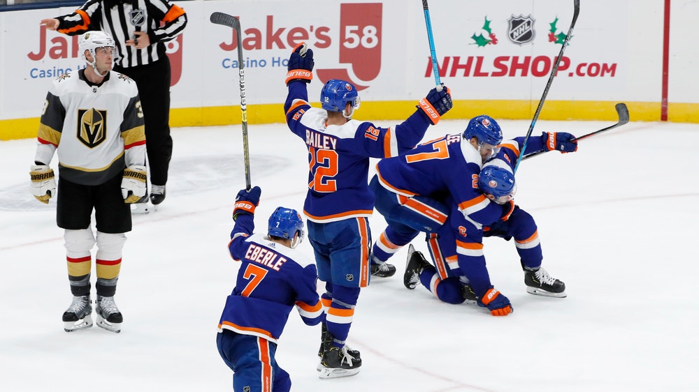 Pulock's goal in OT lifts Islanders over Golden Knights 3-2