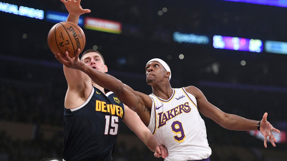 Nuggets beat LeBron-less Lakers 128-104 for 6th win in row