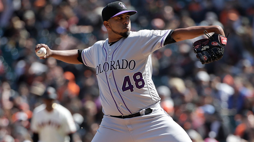 Marquez throws 1-hitter, Rockies top SF 4-0, end 8-game skid