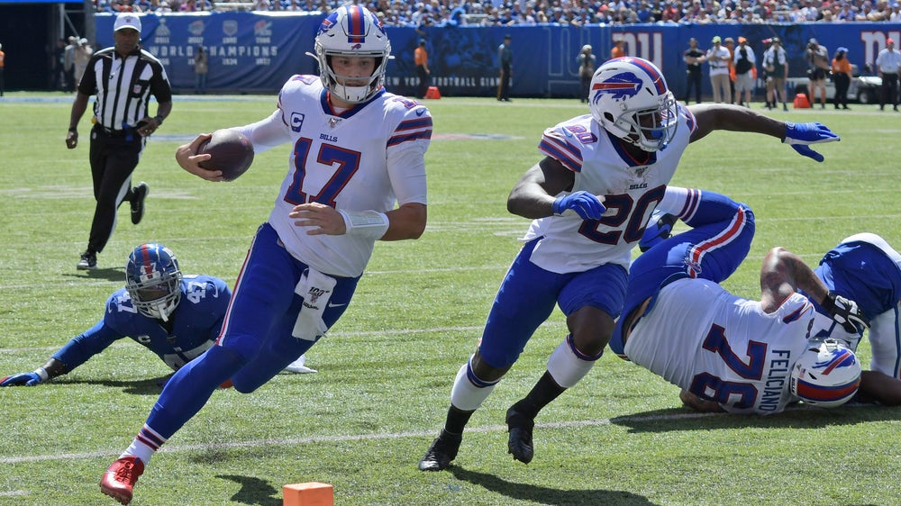 Allen leads Bills' sweep at Meadowlands with win over Giants