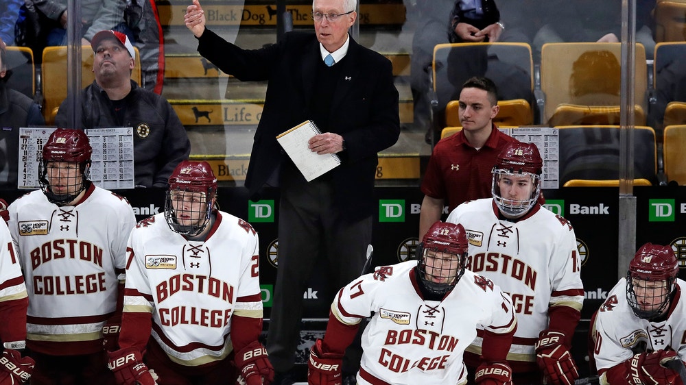 Boston College signs hockey coach York to extension