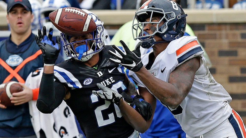 Perkins leads Virginia past Duke 28-14