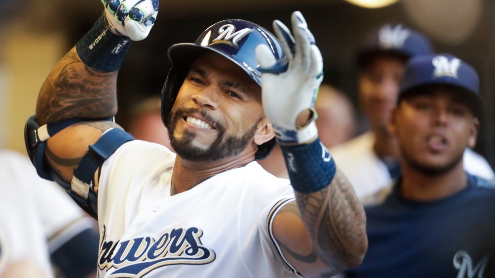 Three HRs in first lift Brewers past Padres