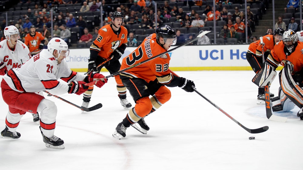 Ducks extend unbeaten home start, knock off Canes 4-2