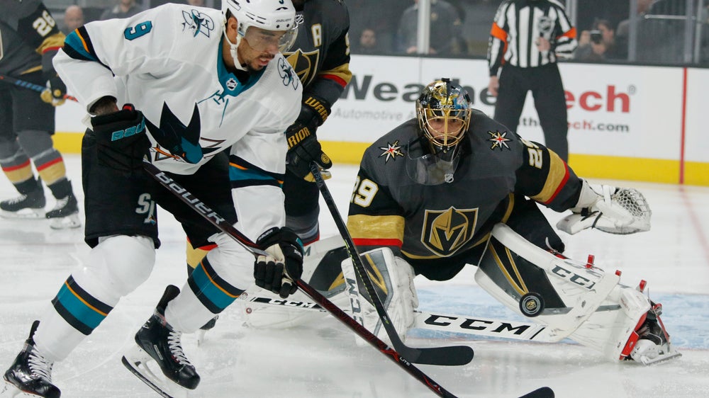 Golden Knights one win from advancing to 2nd round again