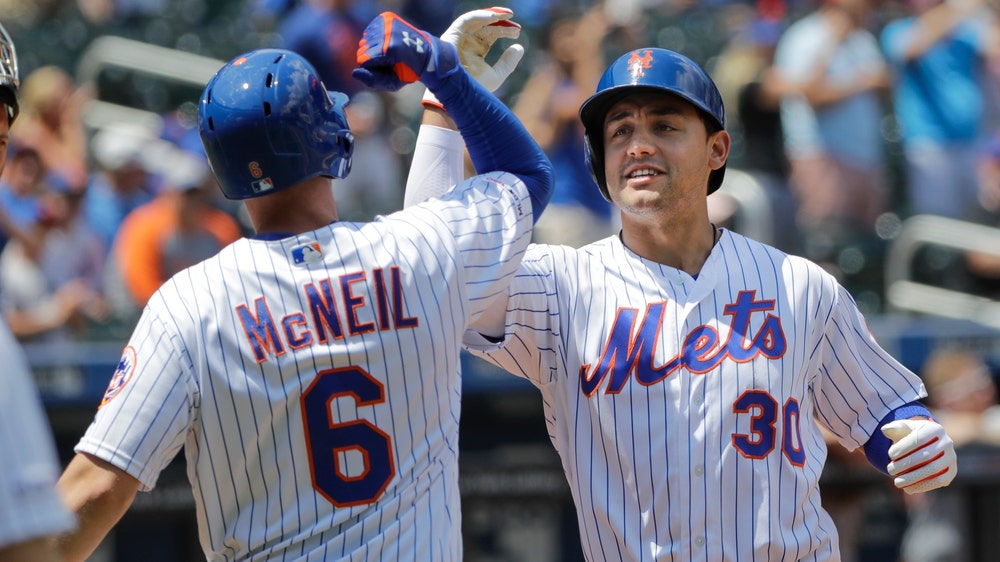 Mets beat Bucs 8-7, win 4th straight, then acquire Stroman