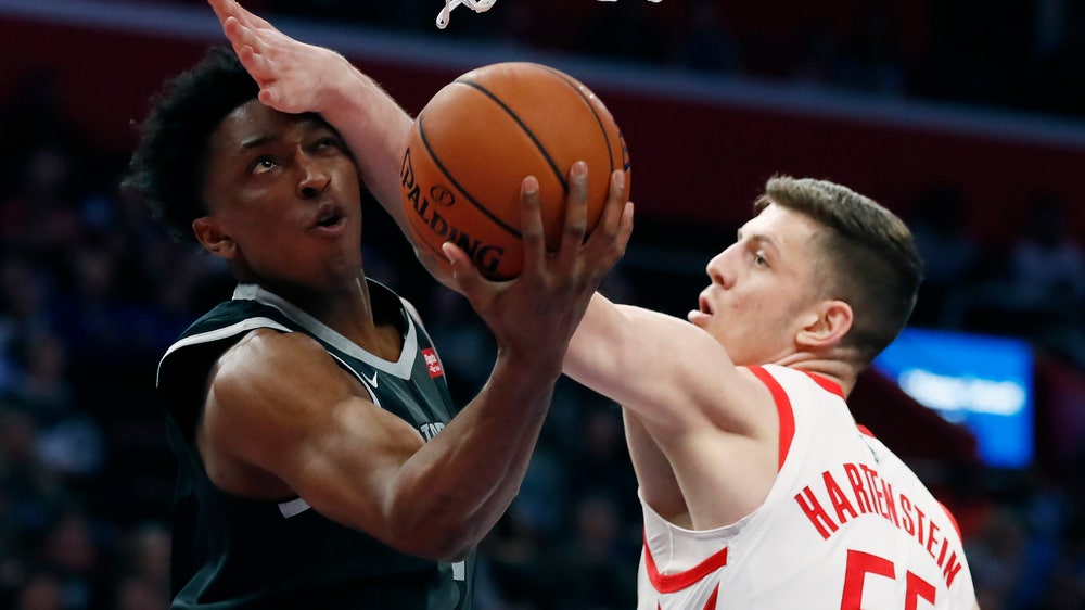 Jackson scores 22, leads Pistons past Rockets 116-111 in OT