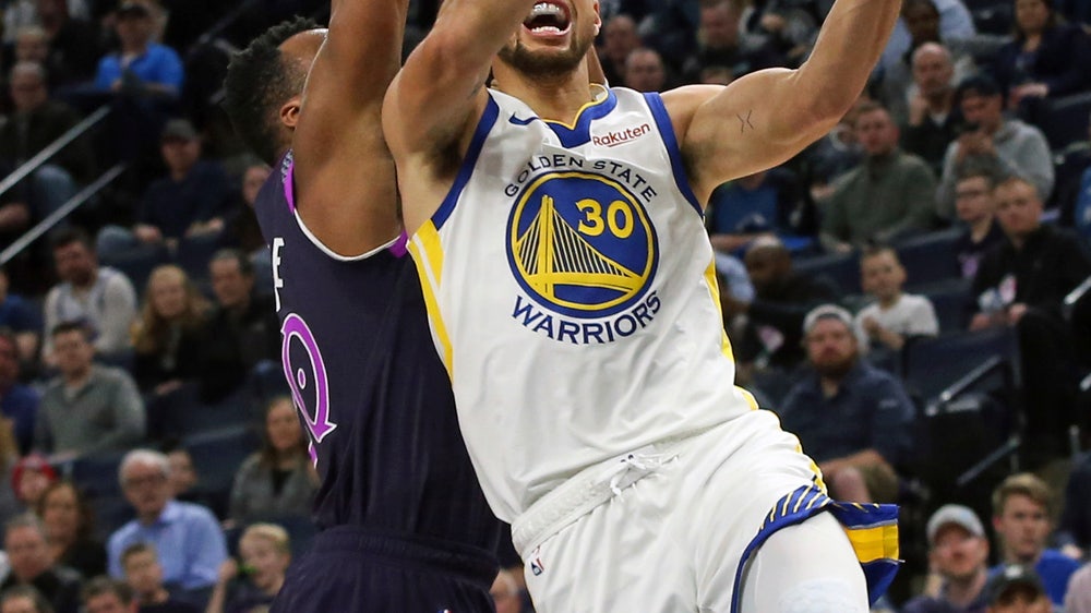 Warriors top Timberwolves 117-107, regain 1st in conference