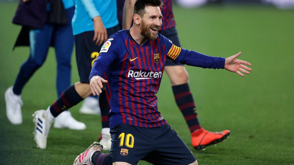 Barcelona manages Messi’s time ahead of Champions League
