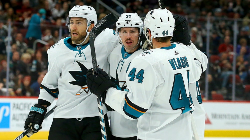 Sharks score 4 straight to rally past Coyotes 4-2