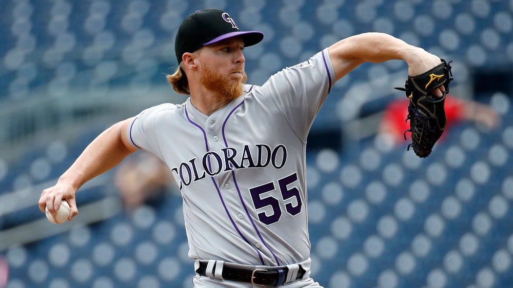 Rockies' Gray exits after 4 innings with calf injury