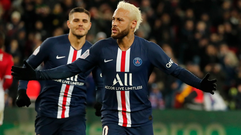 Neymar's two goals not enough as PSG draws 3-3 with Monaco